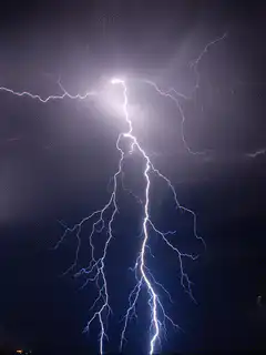 Forking lightning bolt
