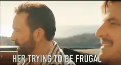 Nicolas Cage and Pedro Pascal Her Trying To Be Frugal