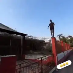 man jumps off wall on ftx