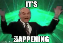 It's Zappinging