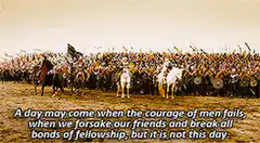 Aragorn fellowship speech
