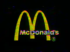 Glitchy McDonald's Logo