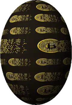 Rotating Bitcoin Egg