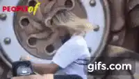 Man headbanging then celebrating I WIN
