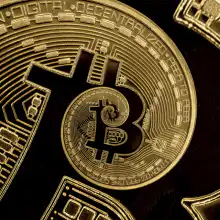 Gold Bitcoin Coin