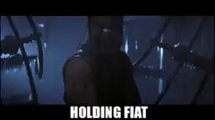 Holding Fiat meme