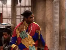 Damon Wayans in colorful jacket