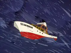 S.S. Minnow in a storm