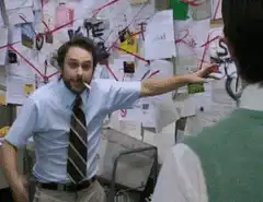 Pete Miller conspiracy board