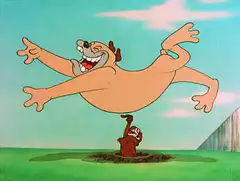 Spike and Tyke cartoon scene