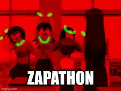 Zapathon anime girls flashing lights