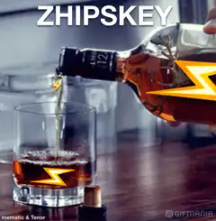 Whiskey Pour with Lightning Effects