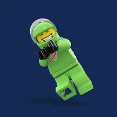 Happy Lego Astronaut Dancing