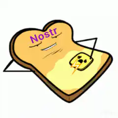 Nostr toast with butter