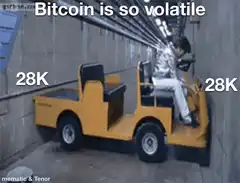 Bitcoin is so volatile 28K