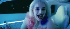 Harley Quinn laughing maniacally