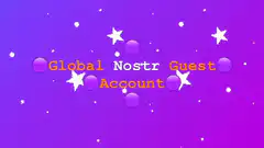 Global Nostr Guest Account