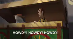 Jessie and Bullseye Howdy