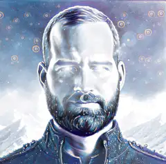 Nostr founder Michael Terpin cosmic portrait
