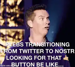 Nostr button meme