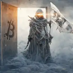Grim Reaper Bitcoin Flag
