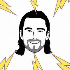Nostr Man Lightning Flash