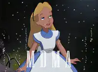Alice in Wonderland with MDMA text