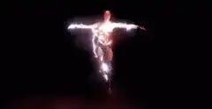Wonder Woman lightning transformation