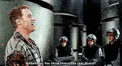 Arnold Schwarzenegger laughing You think this is the real Quaid