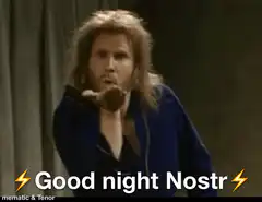 Good night Nostr wink
