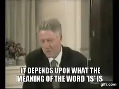 It depends upon what the meaning of the word is