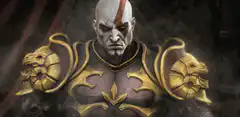 Kratos with smoke effect
