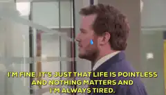 I'm Fine It's Just That Life Is Pointless