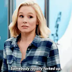 Somebody royally forked up