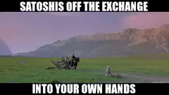 Eagle lands on rider horse