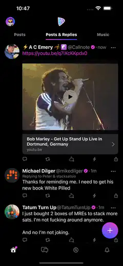 nostr.build music feed scroll