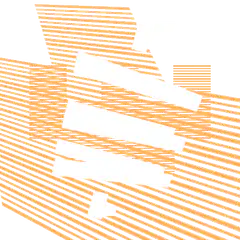 Orange striped abstract pattern