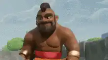 3D animated man shouting with hand to ear