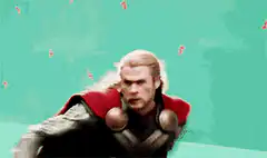 Thor flips his cape