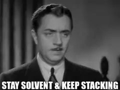 Joan Crawford Stay Solvent Keep Stacking