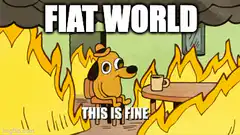 Fiat World This Is Fine Dog