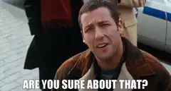 Adam Sandler Are You Sure About That