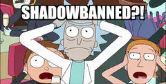 Rick Sanchez Shadowbanned Reaction