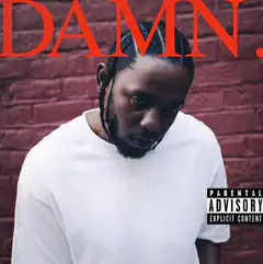 Kendrick Lamar DAMN album cover