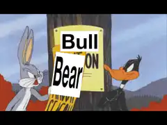 Bugs Bunny and Daffy Duck Bull Season