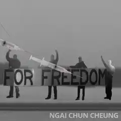 Freedom Convoy truck with syringes