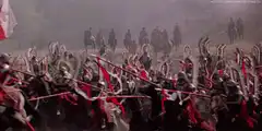 Polish Winged Hussars charging