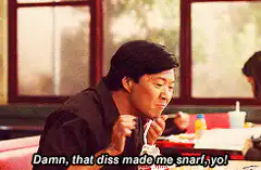 Ken Jeong snorting milk