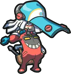 Magnezone with a Towel on Its Head