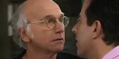 Larry David wide-eyed reaction
